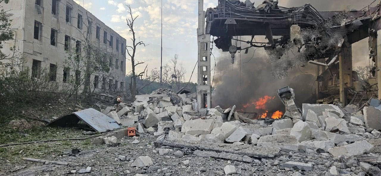 Guerre Russie Ukraine, destruction par drone